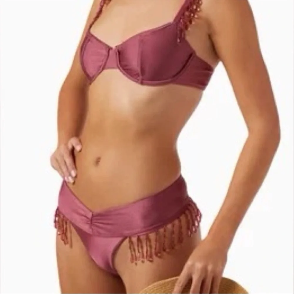 Frankie's Bikinis Sydney Sweeney beaded Bikini set - Picture 4 of 9